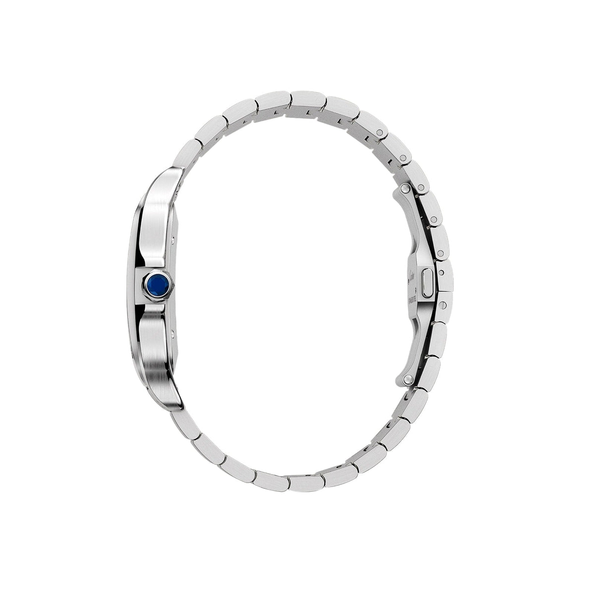 Santos de Cartier Großes Modell | 40 mm, Stahl, silbernes Zifferblatt