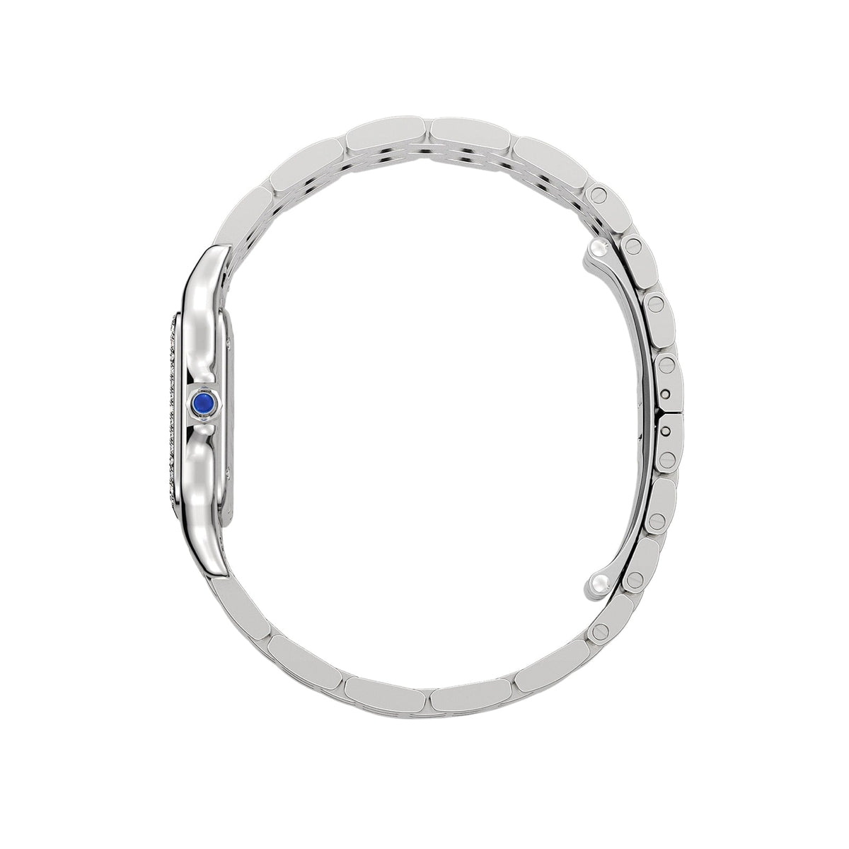 Panthère de Cartier Mittleres Modell | 27 mm, Stahl, silbernes Zifferblatt, Ref. W4PN0008