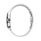 Santos de Cartier großes Modell | 40 mm, Bicolor Stahl & ADLC, Stahl, graues Zifferblatt