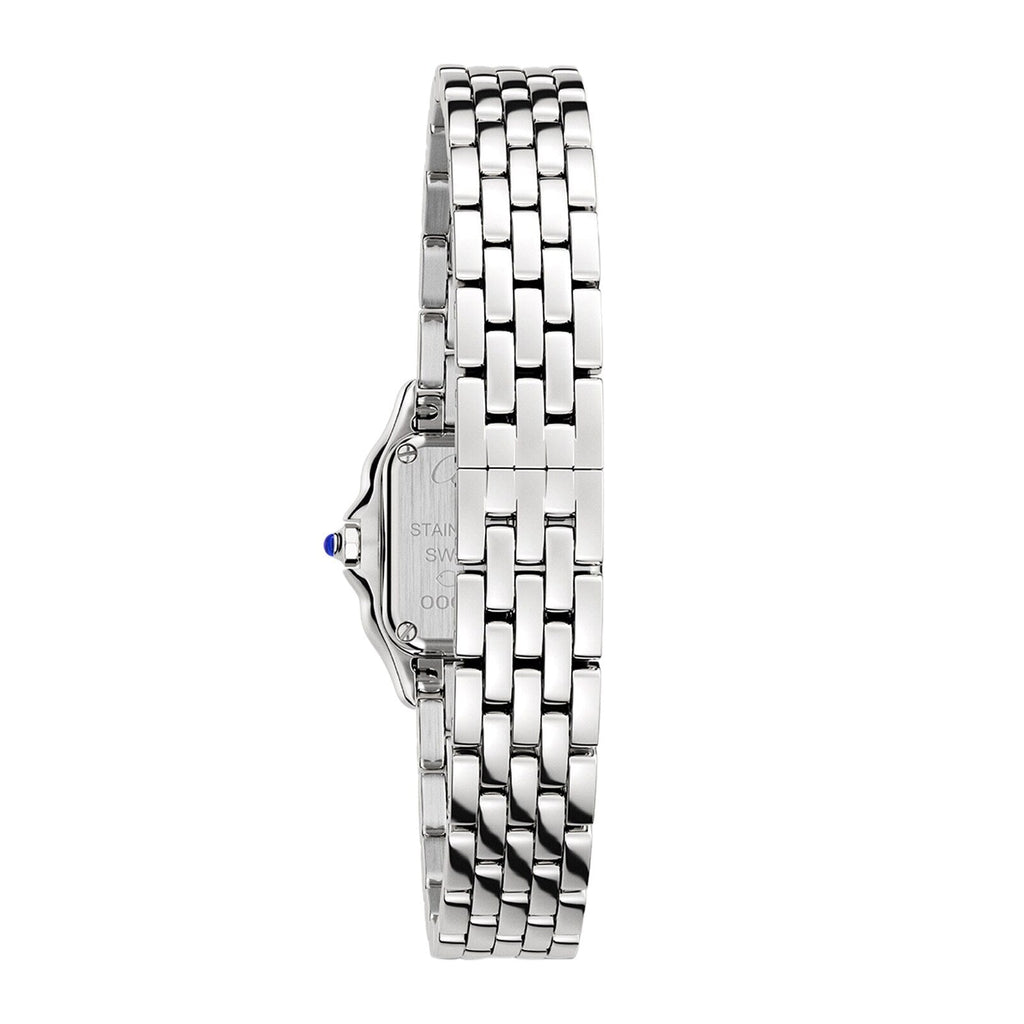 Panthère de Cartier Mini Modell | 20 mm, Stahl, silbernes Zifferblatt