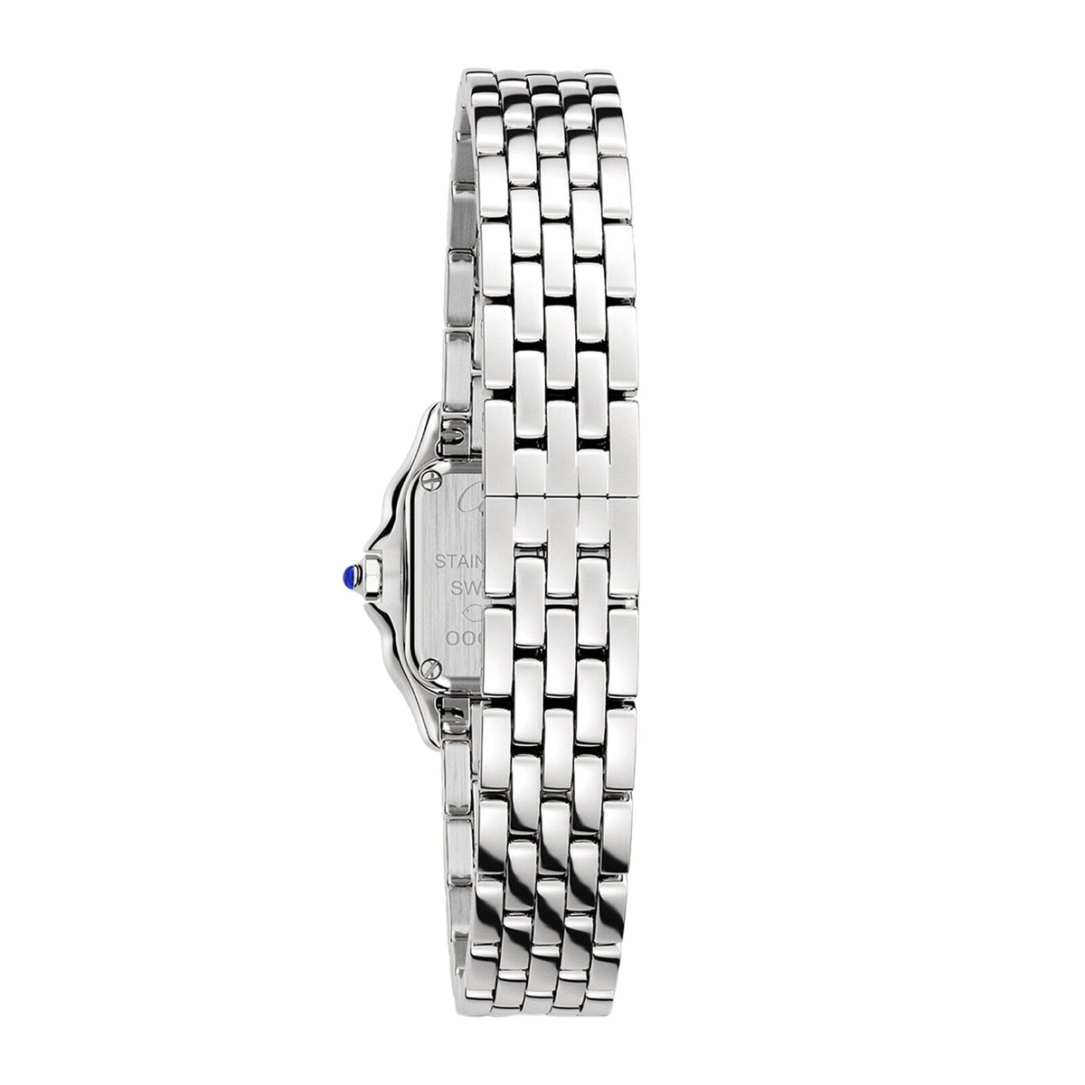 Panthère de Cartier Mini Modell | 20 mm, Stahl, silbernes Zifferblatt