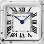 Panthère de Cartier Mittleres Modell | 27 mm, Stahl, weißes Zifferblatt