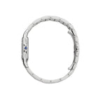Panthère de Cartier Mittleres Modell | 27 mm, Stahl, weißes Zifferblatt