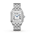Panthère de Cartier Großes Modell | 31 mm, Stahl, weißes Zifferblatt