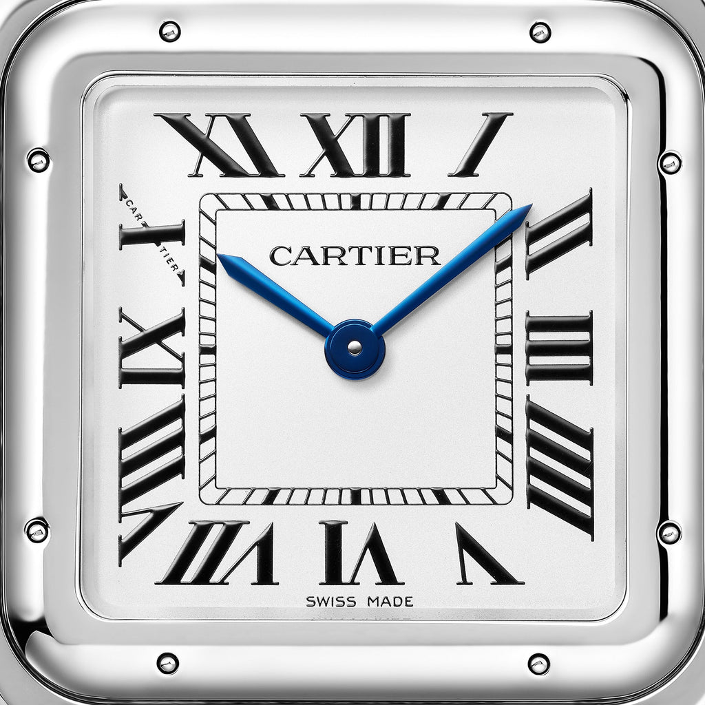 Panthère de Cartier Großes Modell | 31 mm, Stahl, weißes Zifferblatt
