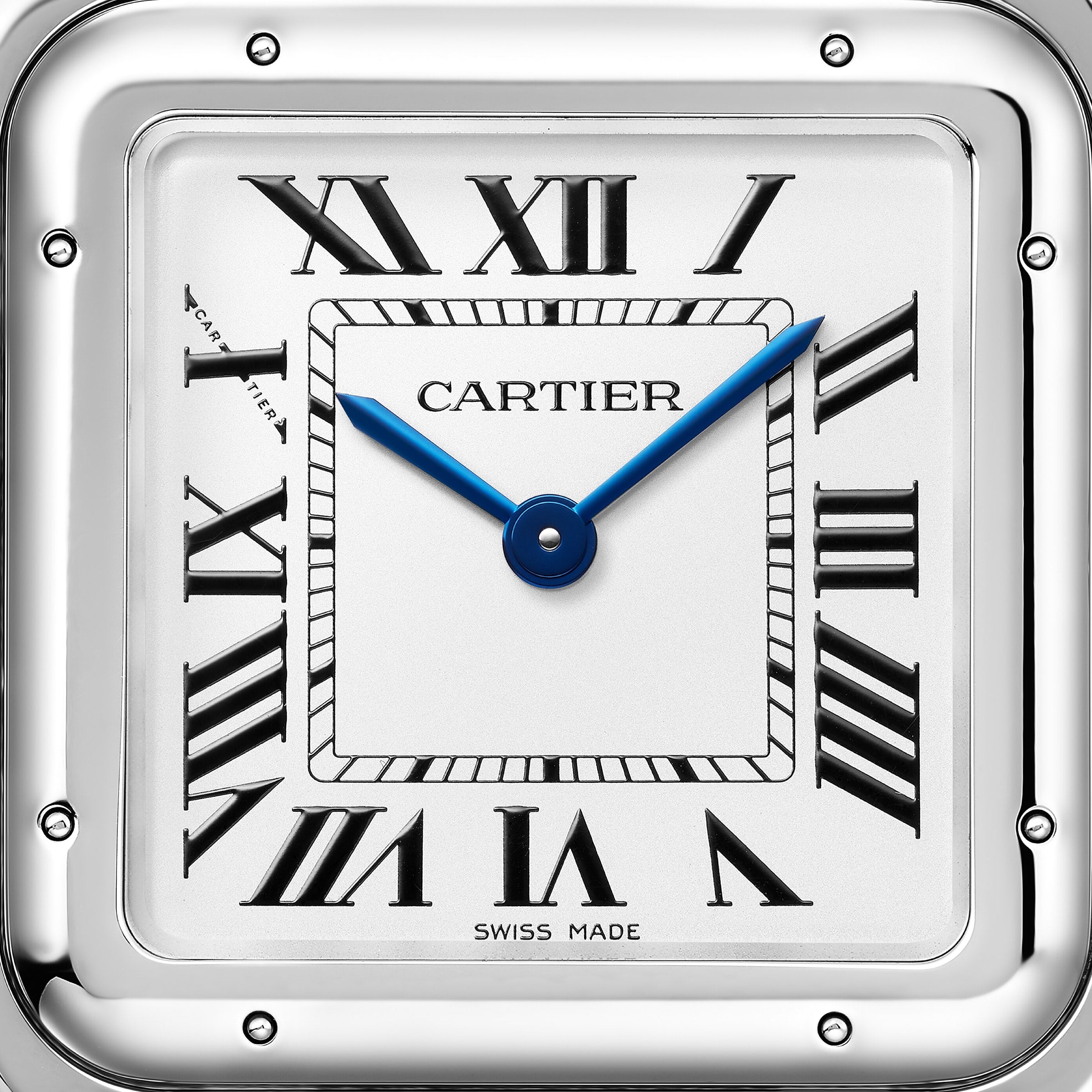 Panthère de Cartier Großes Modell | 31 mm, Stahl, weißes Zifferblatt
