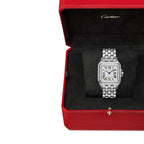 Panthère de Cartier Großes Modell | 31 mm, Stahl, weißes Zifferblatt