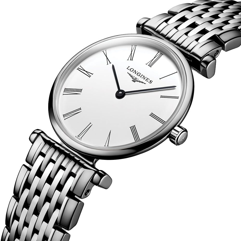 Longines La Grande Classique de Longines 24mm – Weiß am Armband