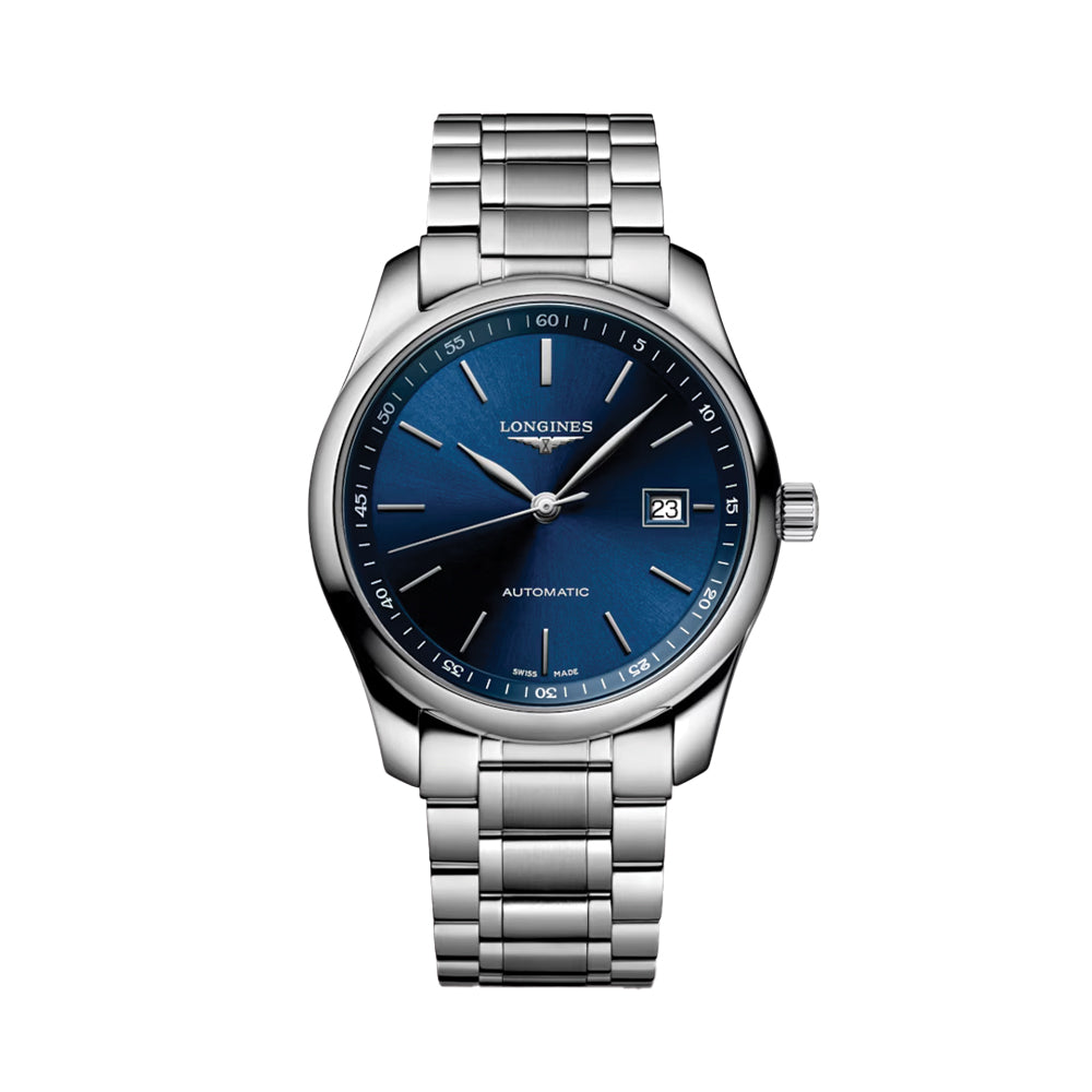 Longines Master Collection 40mm – Blau am Armband