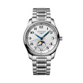 Longines Master Collection Mondphase 40mm - Silber "Gerstenkorn" am Armband