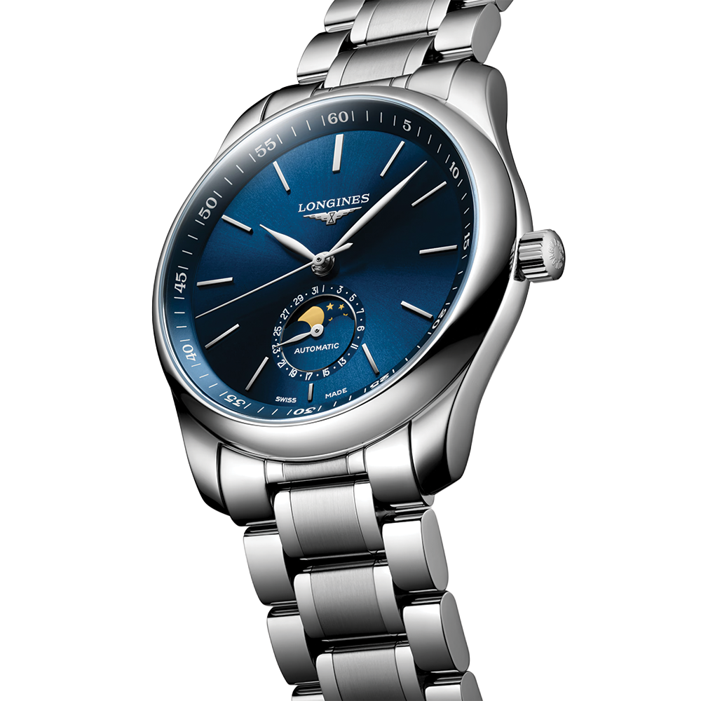 Longines Master Collection 40mm – Blau am Armband