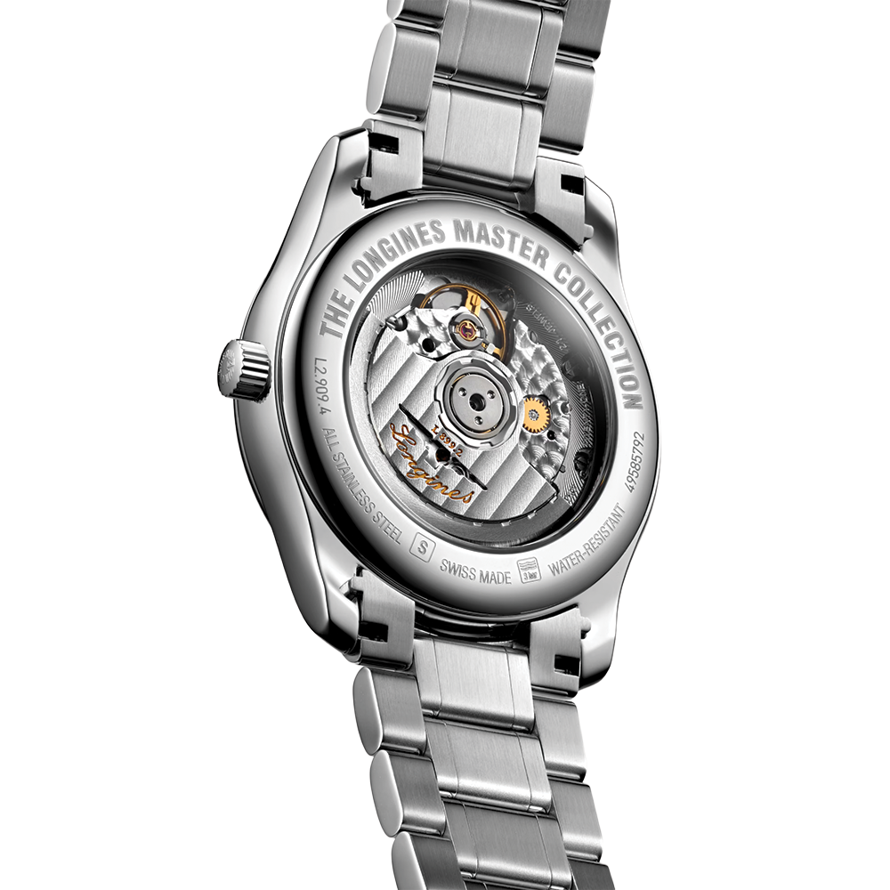 Longines Master Collection 40mm – Blau am Armband