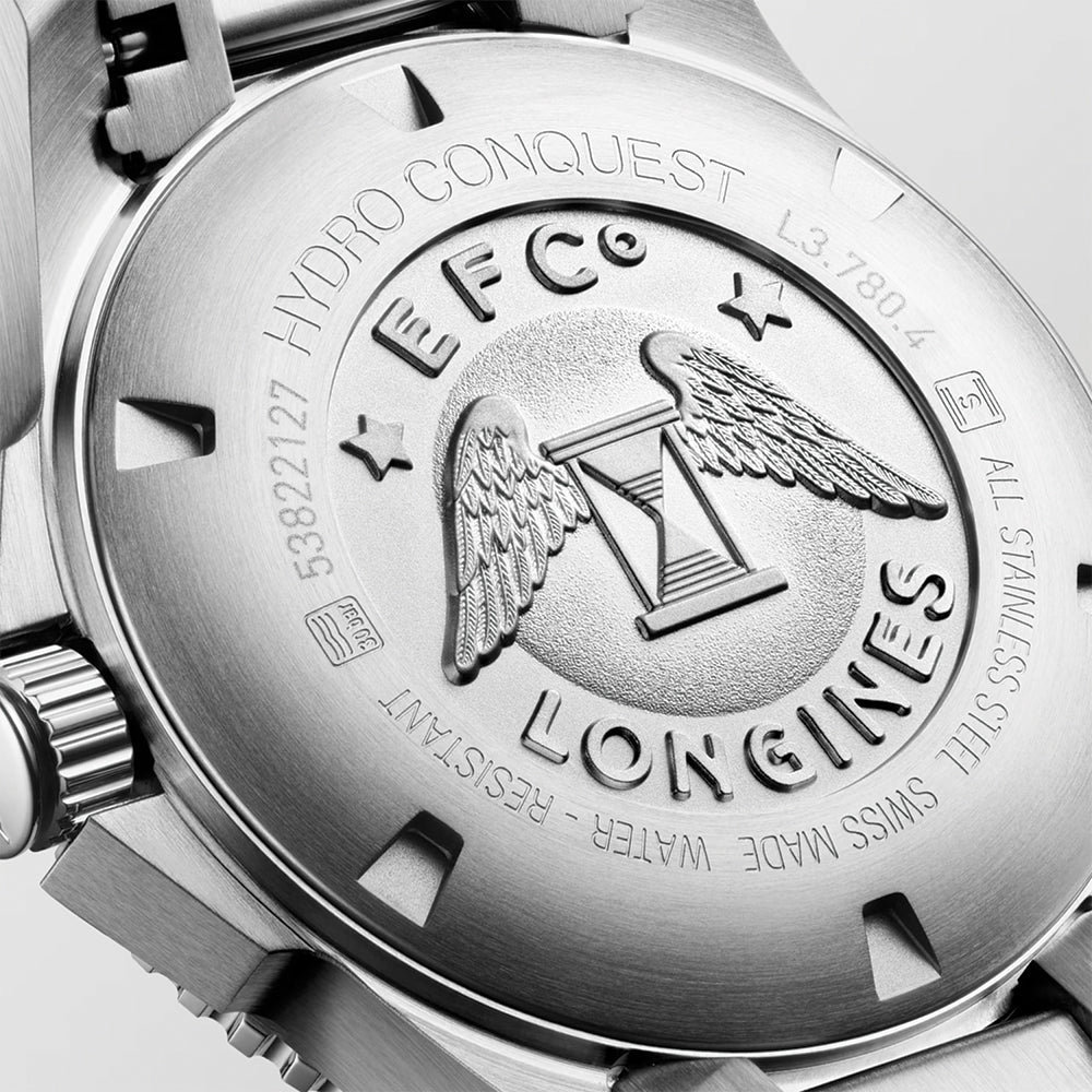 Longines HydroConquest 39mm – Blau am Armband