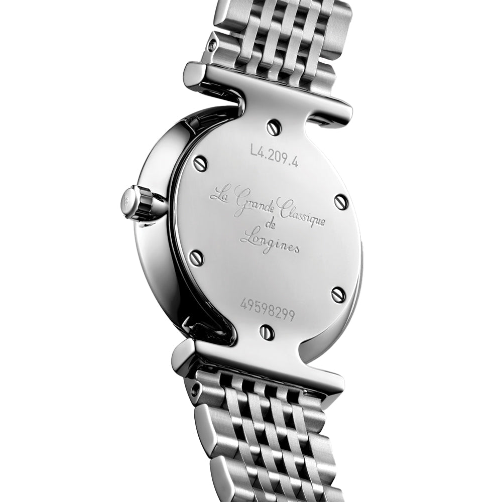 Longines La Grande Classique de Longines 24mm – Weiß am Armband