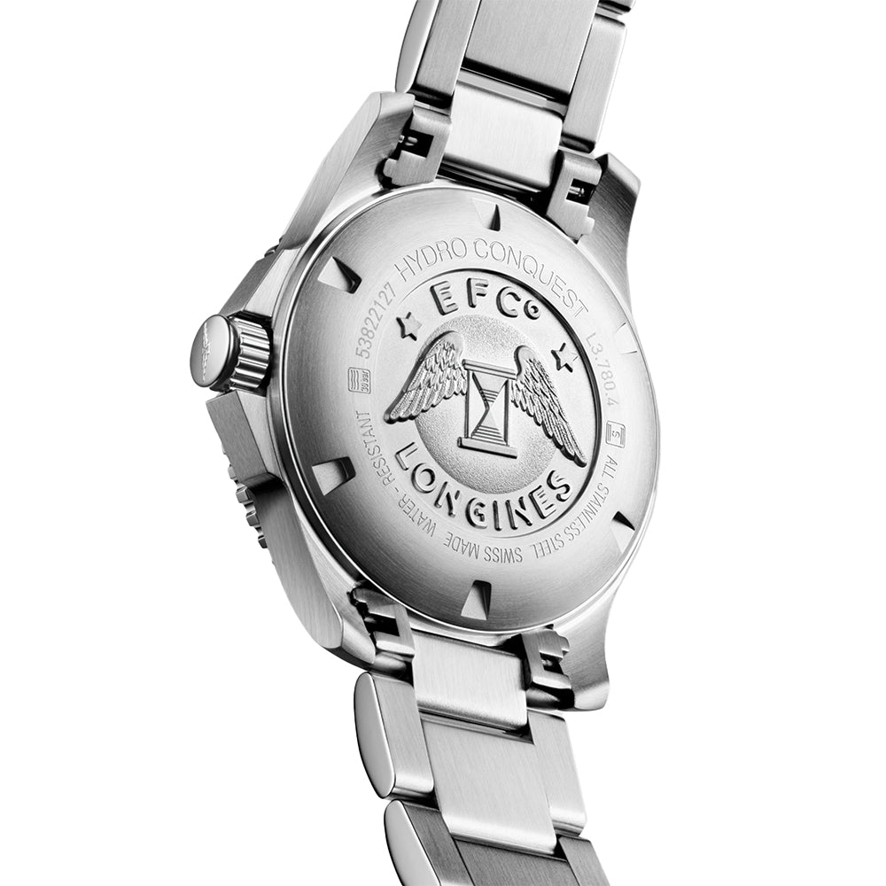 Longines HydroConquest 39mm – Blau am Armband