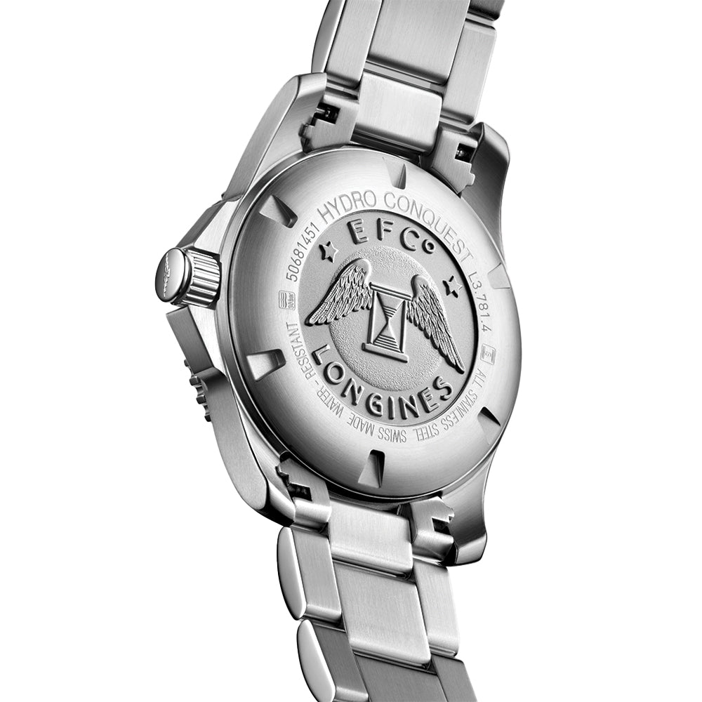 Longines HydroConquest 41mm – Grün am Armband