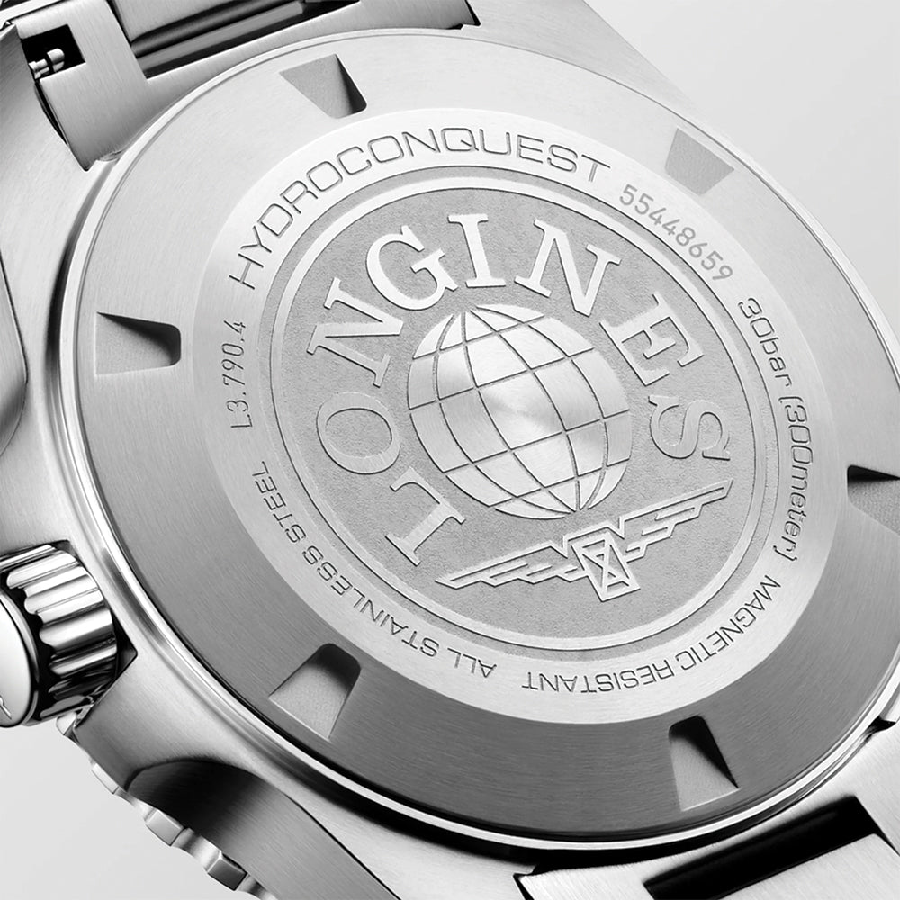 Longines HydroConquest GMT 41mm – Grün am Armband