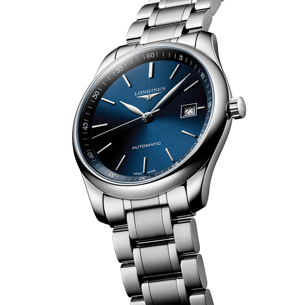 Longines Master Collection 40mm – Blau am Armband
