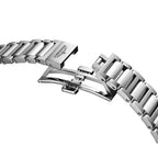 Longines Conquest 34mm - Sonnenschliff-Rosa am Armband