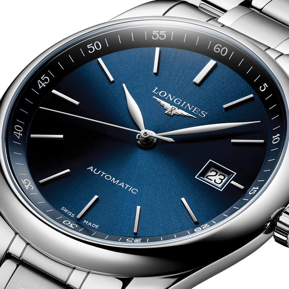 Longines Master Collection 40mm – Blau am Armband