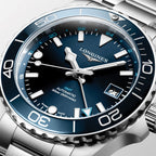 longines HydroConquest GMT 41mm - Blau am Armband