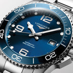 Longines HydroConquest 41mm – Sonnenschliff Blau am Armband
