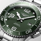 Longines HydroConquest 41mm – Grün am Armband
