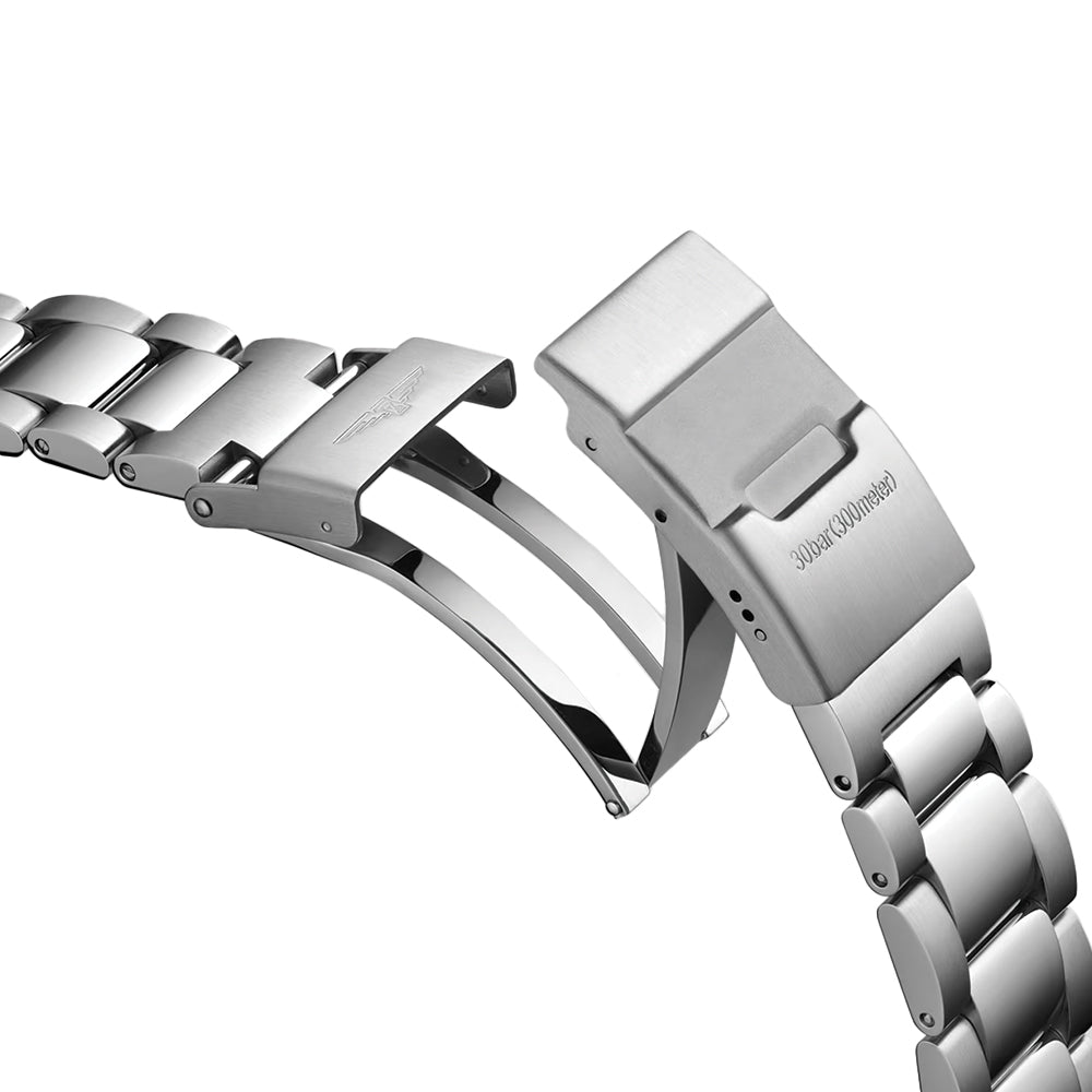 Longines HydroConquest 41mm - Sonnenschliff Grau am Armband