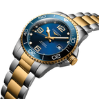 Longines HydroConquest Bicolor 41mm - Blau am Armband