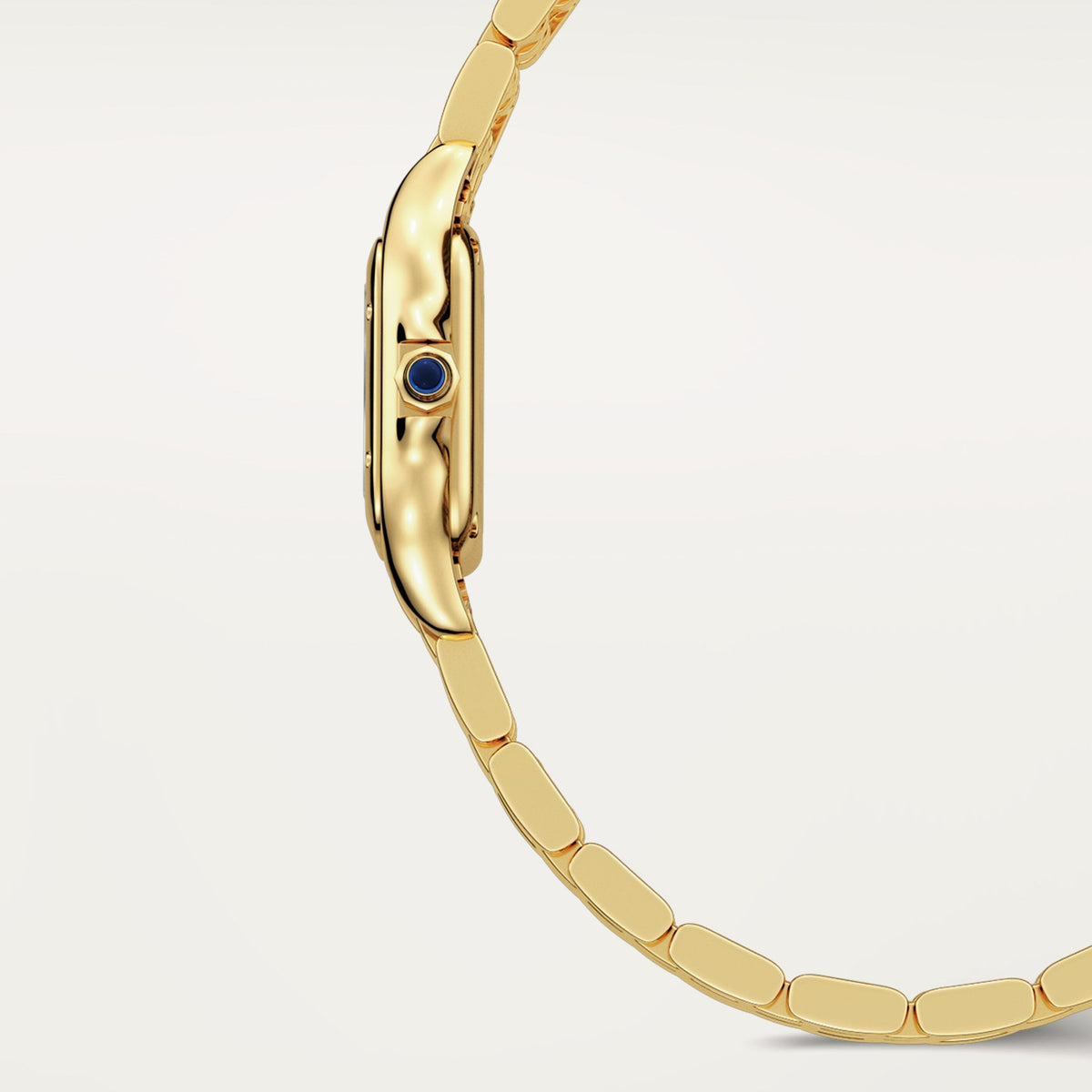 Panthère de Cartier Mini-Modell | 19 mm, 18 Karat Gelbgold, silbernes Zifferblatt, Ref. WGPN0048