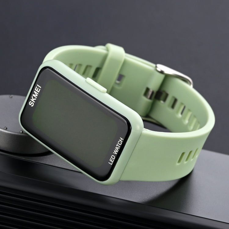 Skmei-1873-PU-Armband-Wasserdichte-LED-Elektronische-Uhr-Schwarz