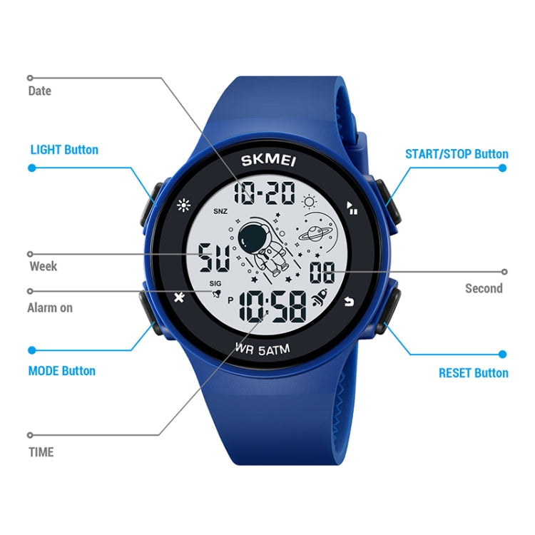 Skmei-2068-multifunktionale-Herren-50m-wasserdichte-nachtleuchtende-digitale-Sport-Armbanduhr-Schwarz-Weiß