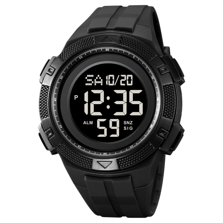 Skmei-2078-multifunktionale-Herren-50m-wasserdichte-Sport-Fashion-Digital-Armbanduhr-Schwarz