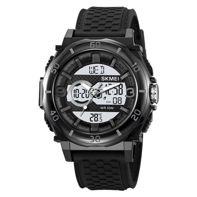 skmei-2098-multifunktionale-Herrenuhr-50m-wasserdicht-Thermometer-Dual-Display-Digital-Armbanduhr-schwarz-weiß