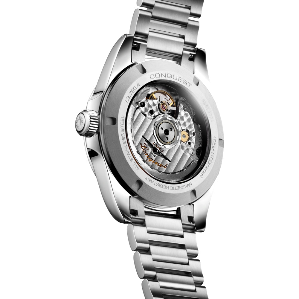 Longines Conquest 38mm – Silber am Armband