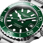 Longines HydroConquest 39mm – Grün am Armband