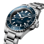 Longines HydroConquest 39mm - Blau am Armband
