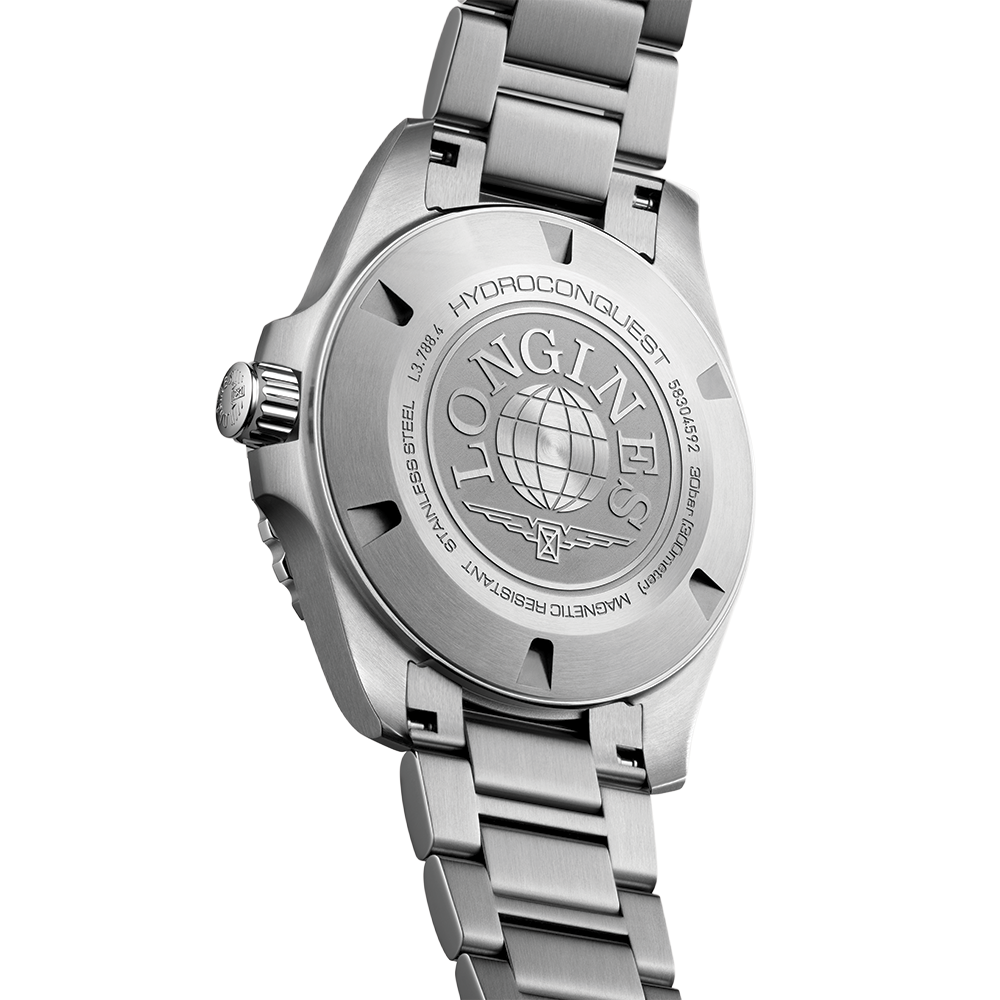 longines HydroConquest 42mm – Blau am Armband