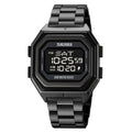 Skmei-1875-Herren-Outdoor-Elektronik-Uhr-Timing-Multifunktionsuhr-Stahlband-Schwarz-Maschine