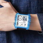 skmei-2020-quadratisches-großes-zifferblatt-dreifaches-uhrwerk-herren-sportuhrsilbergehäuse-braunes-armband-schwarzes-uhrwerk