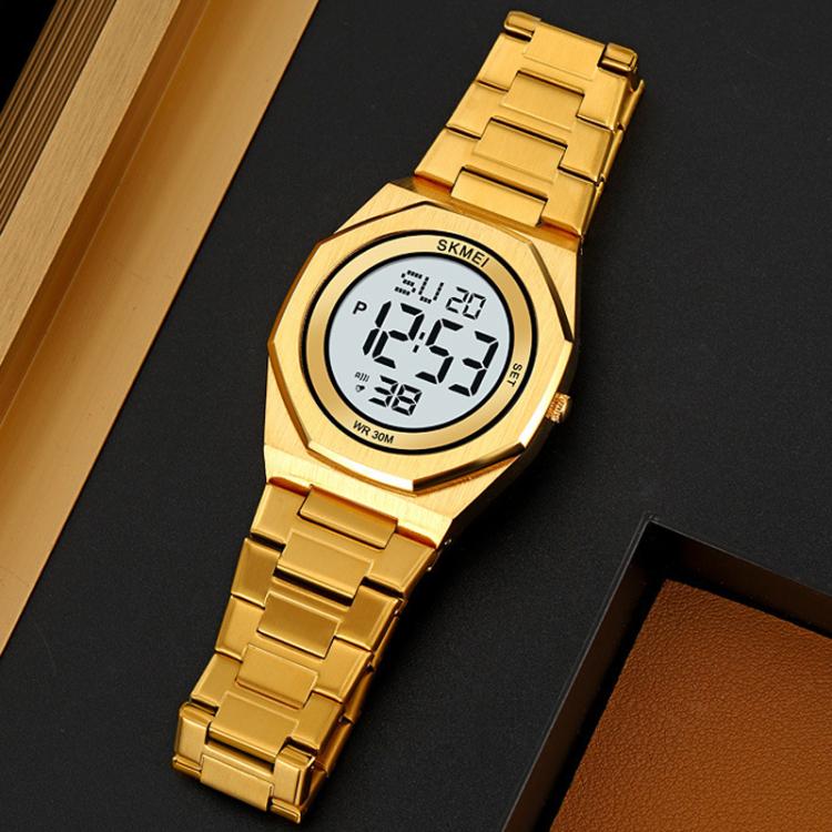 Skmei-2479-Herren-Business-Casual-Multifunktions-Chronograph-Elektronische-Uhr-Schwarz