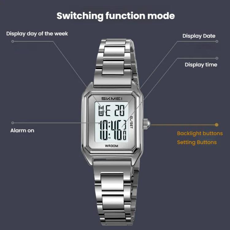 skmei-2493-kleine-damen-elektronische-uhr-quadratisches-stahlarmband-uhrstil-silbergehäuse-schwarz