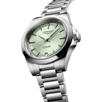 Longines Conquest 34 mm - Sonnenschliff Grün am Armband