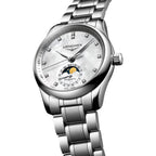 Longines Master Collection Mondphase 34mm – Weiß am Armband