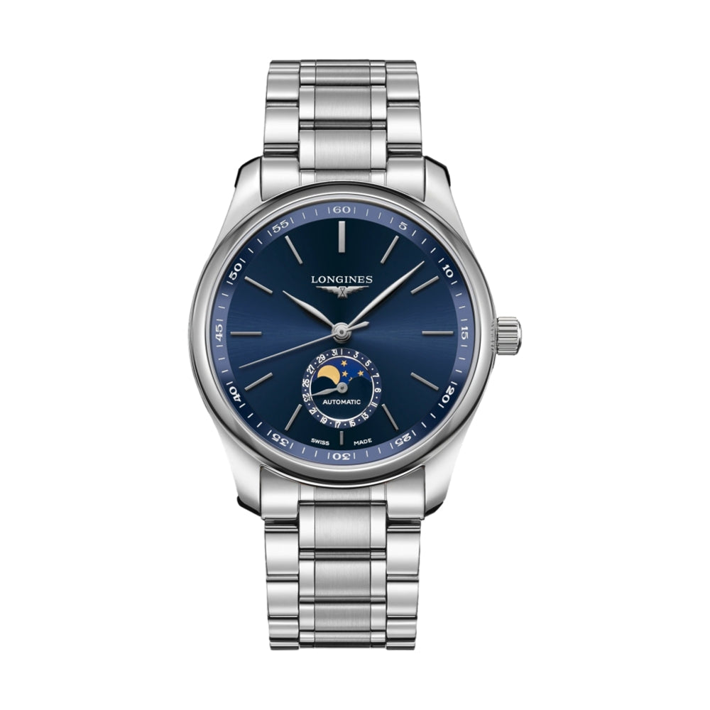 Longines Master Collection 40mm – Blau am Armband