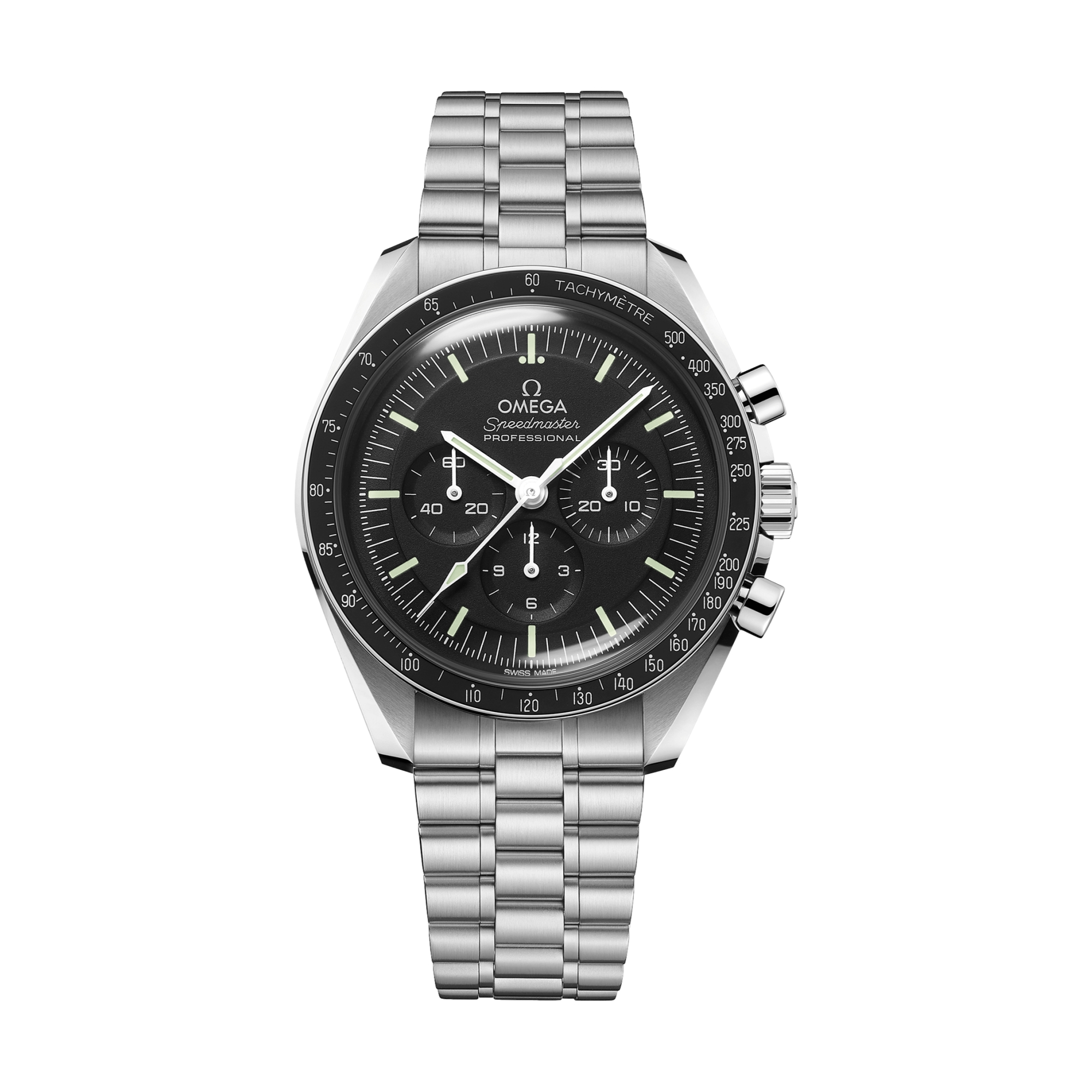 Speedmaster Moonwatch Professional Hesalit 42 mm – Schwarz am Armband