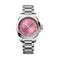 Longines Conquest 34mm - Sonnenschliff-Rosa am Armband
