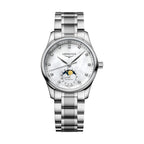 Longines Master Collection Mondphase 34mm – Weiß am Armband